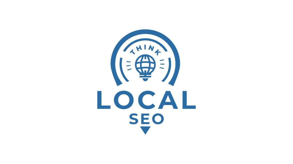 The logo for local seo with a white background in the press kit.