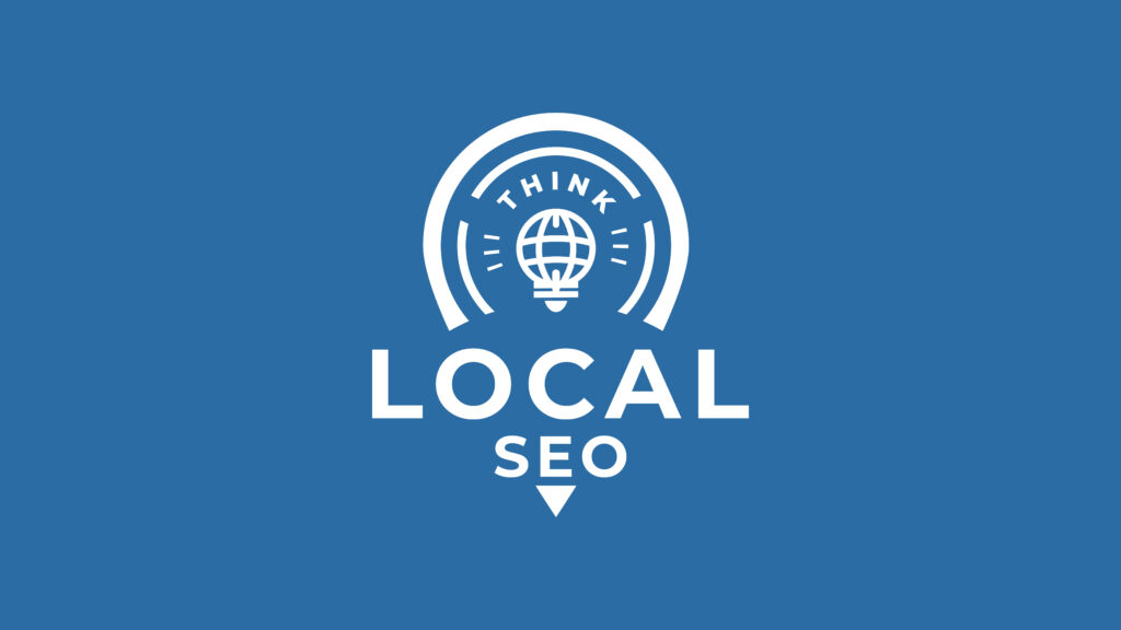 The Press Kit logo for local seo on a blue background.
