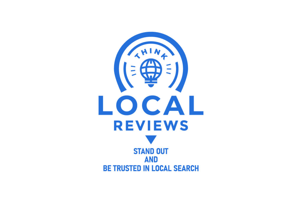 The local reviews logo on a white background for the press kit.